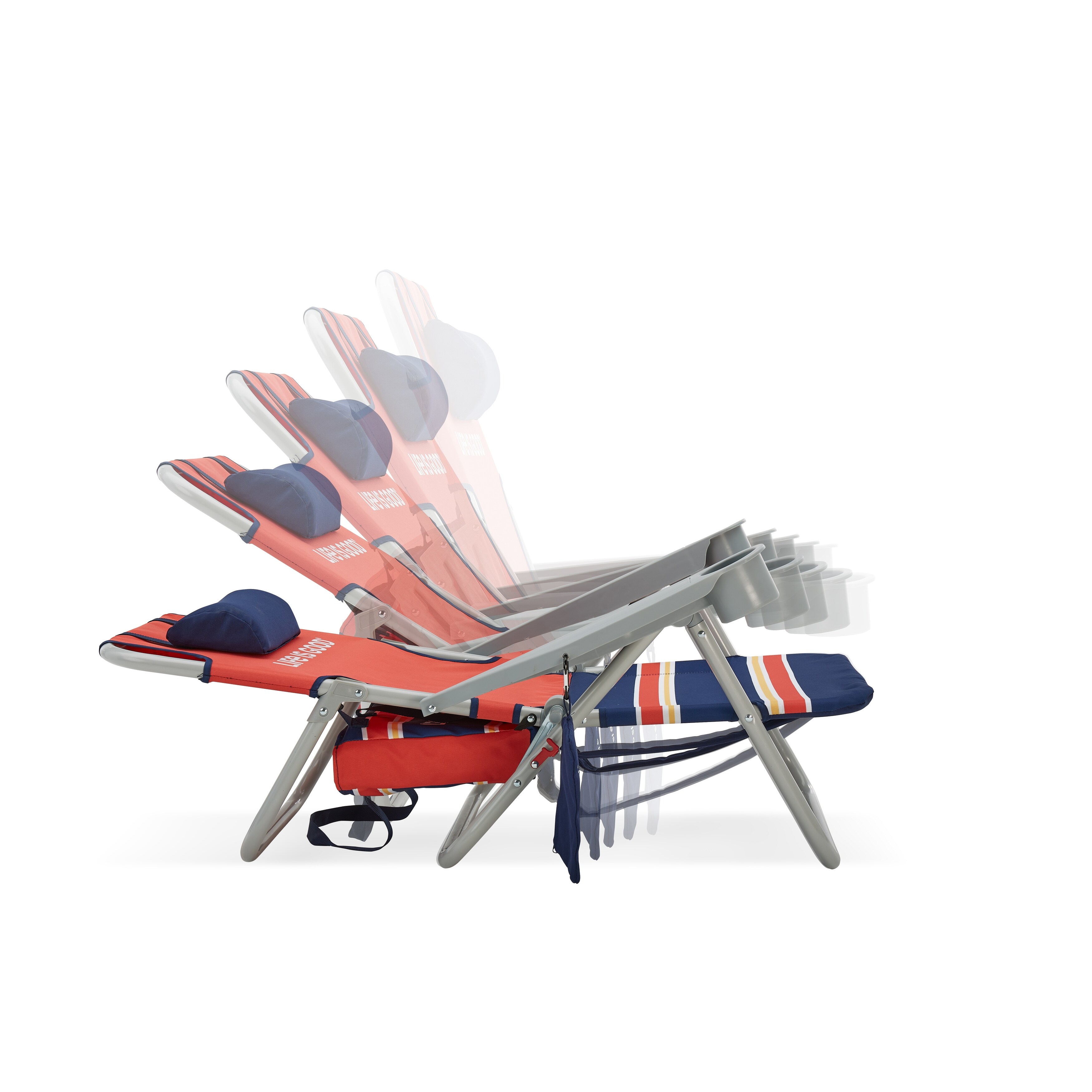 Life Is Good Beach Chair with Silver Frame Bed Bath Beyond 33387792