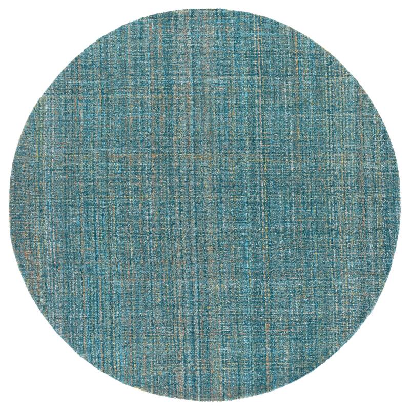 SAFAVIEH Handmade Abstract Cliff Rug - 6' Round - Aqua/Green