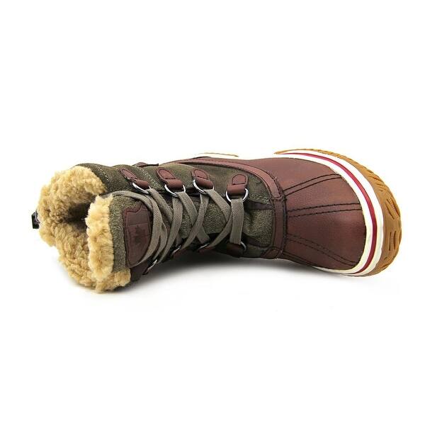 Shop Pajar Iceland Women Round Toe Leather Brown Winter Boot
