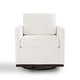 preview thumbnail 104 of 154, Set of 2 Modern Swivel Accent Armchairs Upholstered Arm Chairs