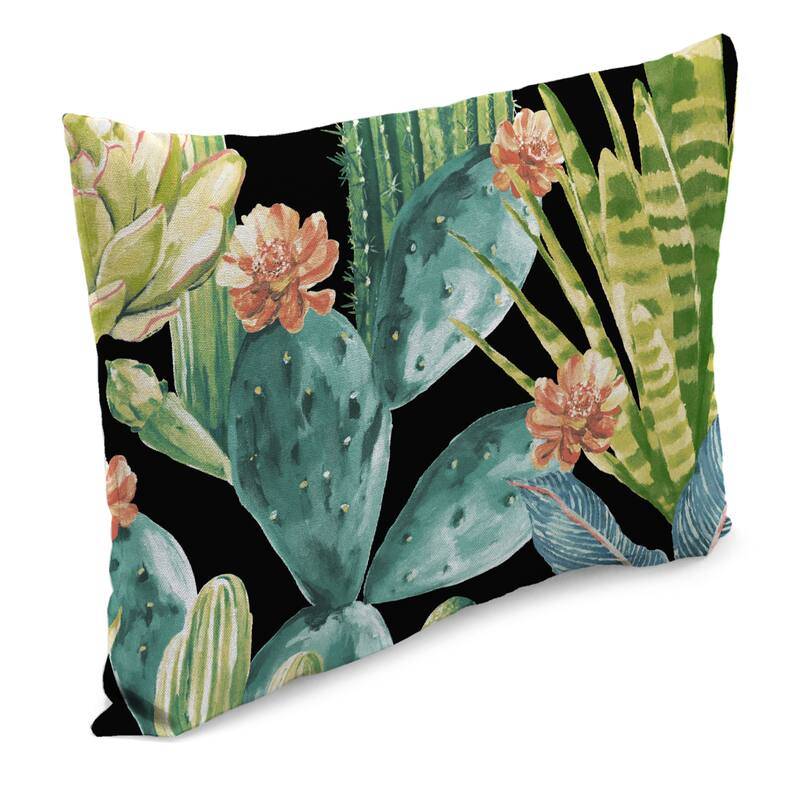 18" x 12" Outdoor Lumbar Throw Pillow - Set of 2 - 12'' L x 18'' W x 4'' H