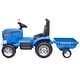 preview thumbnail 2 of 24, 12V Electric Tractor for Kids with Remote Control, Removable Trailer, Music Player, and LED Lights,