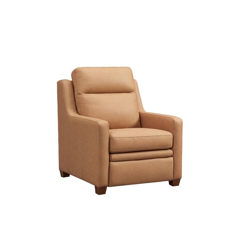 Genuine Leather Recliner Sofa 33" Triple-Motor Power Zero-Wall Reclining Couch with USB&USB-C Port