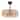 20" Rattan 100-240V Low Profile Cage Ceiling Fan with Light - 19.1 Inches