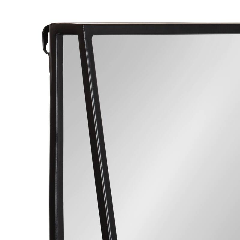 Kate and Laurel Lintz Metal Framed Mirror with Shelf