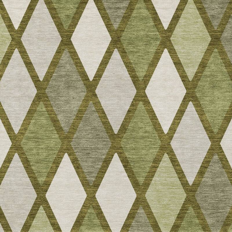 HomeRoots Geometric Transitional Rectangle Outdoor Rug