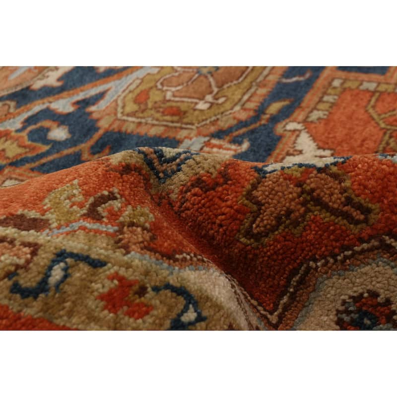 ECARPETGALLERY Hand-knotted Jules Sultane Dark Copper Wool Rug - 8'1 x 11'0