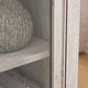 preview thumbnail 4 of 11, GDFStudio - Modern Storage Tall Cabinet with Glass Door and Drawer
