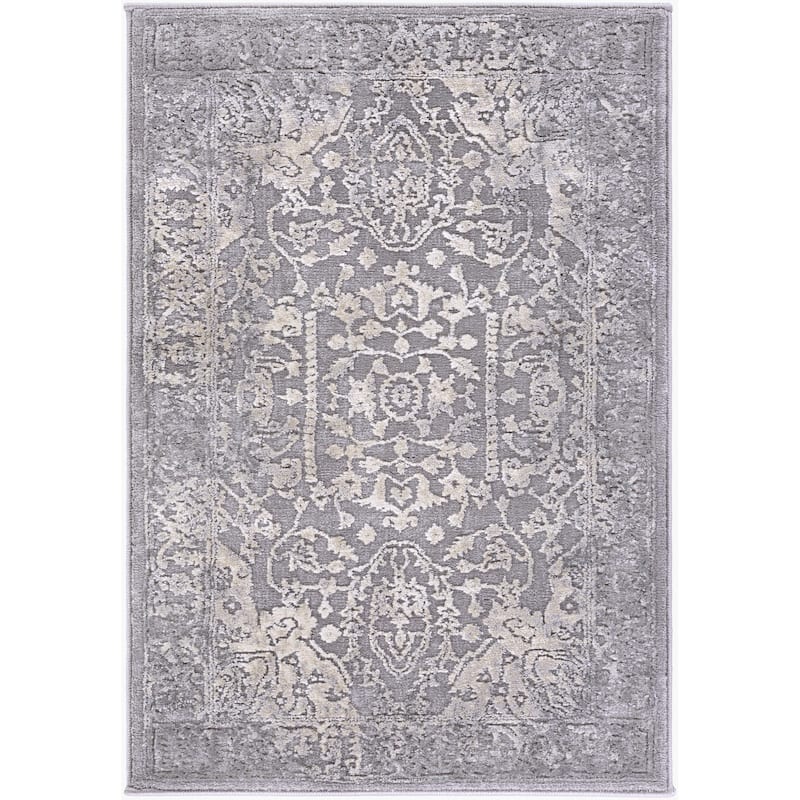 Livabliss Transitional Tibetan Medallion Area Rug