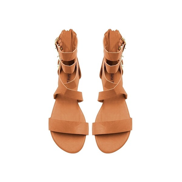 ankle high gladiator sandals