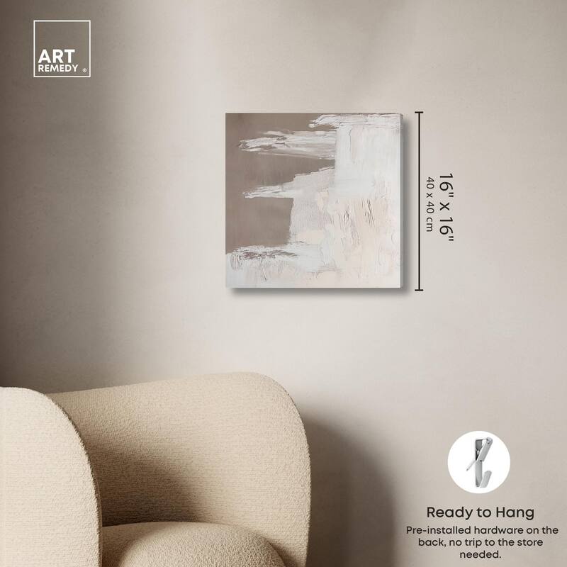 Art of Greige II Canvas by Art Remedy, Gallery Wrapped