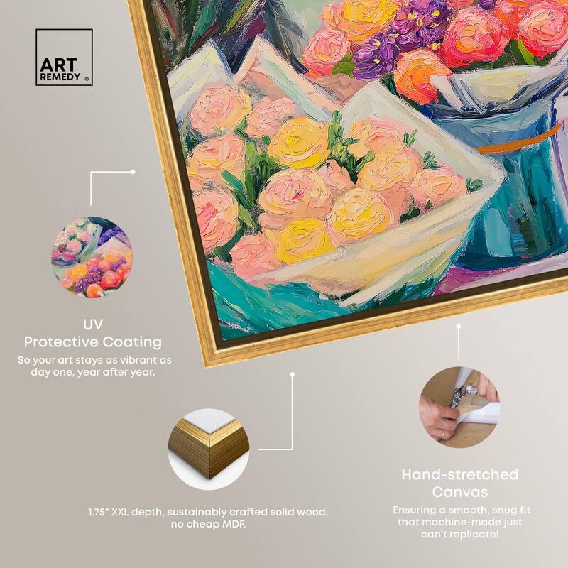 Market Blooms II Canvas by Art Remedy