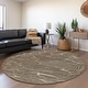 preview thumbnail 130 of 143, Premium Washable Super Soft Contemporary Puzzle Mayfield Rug Brown - 8' x 8'
