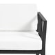 preview thumbnail 19 of 195, Outdoor Teak Solid Wood Patio Furniture Set Loveseat Armchair Table Collection
