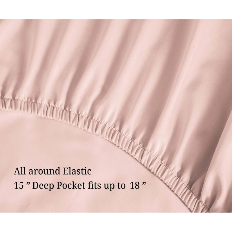 Superior Egyptian Cotton 700 Thread Count Eco-Friendly Solid Sheet Set