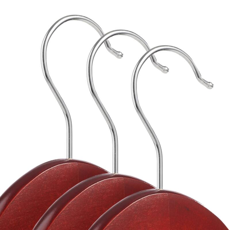 10 Wooden Suit Hangers - 10 Pack
