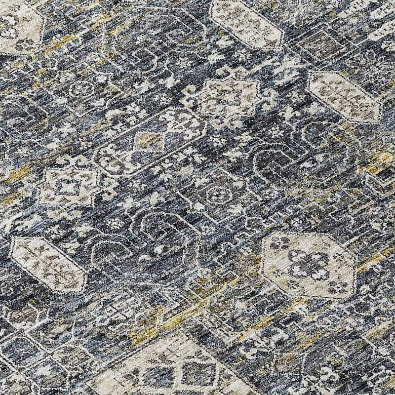 HomeRoots Oriental Transitional Rectangle Outdoor Rug