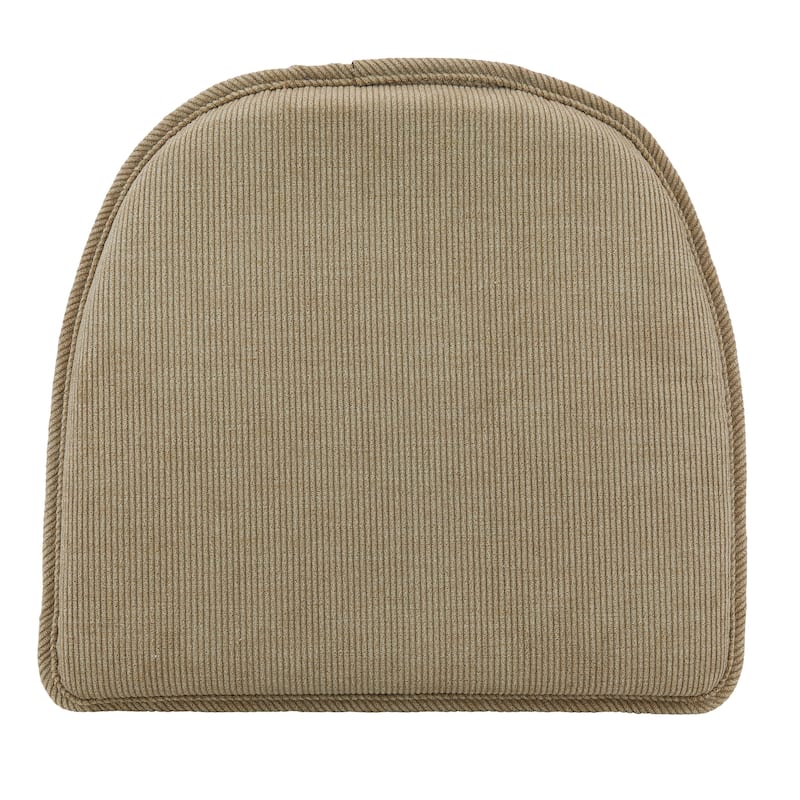 Klear Vu The Gripper Corduroy Non-Slip Chair Cushions