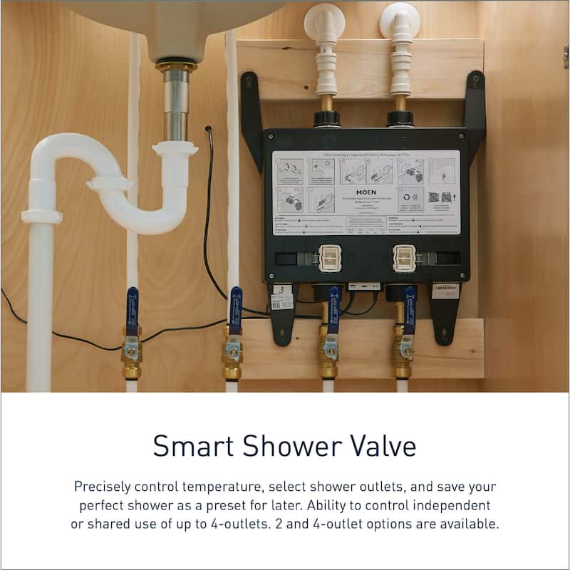 Moen Moen Smart Shower 2-Outlet Digital Thermostatic Shower Valve with