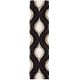 preview thumbnail 47 of 57, SAFAVIEH Florida Shag Bertille Geometric 1.2-inch Thick Rug 2'3" X 9' Runner - Dark Brown/Ivory