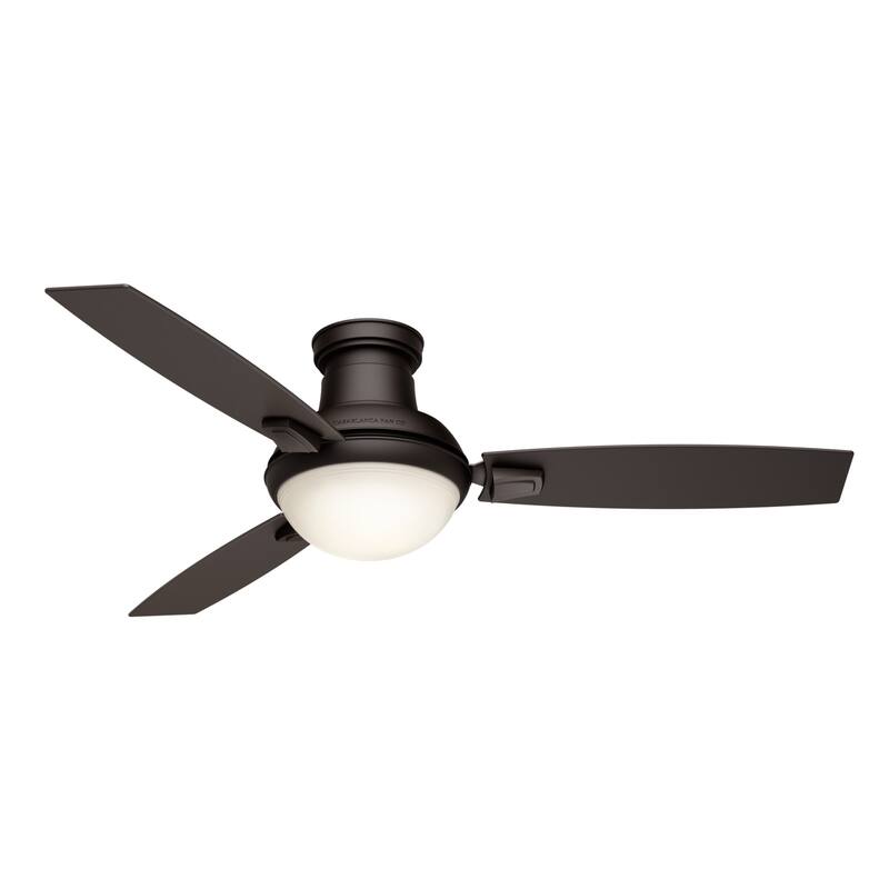 Casablanca 54" Verse Outdoor Ceiling Fan with LED Light Kit and Handheld Remote - DAMP RATED!