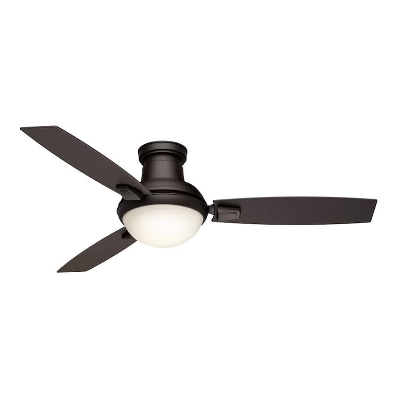Casablanca 54" Verse Outdoor Ceiling Fan with LED Light Kit and Handheld Remote - DAMP RATED!