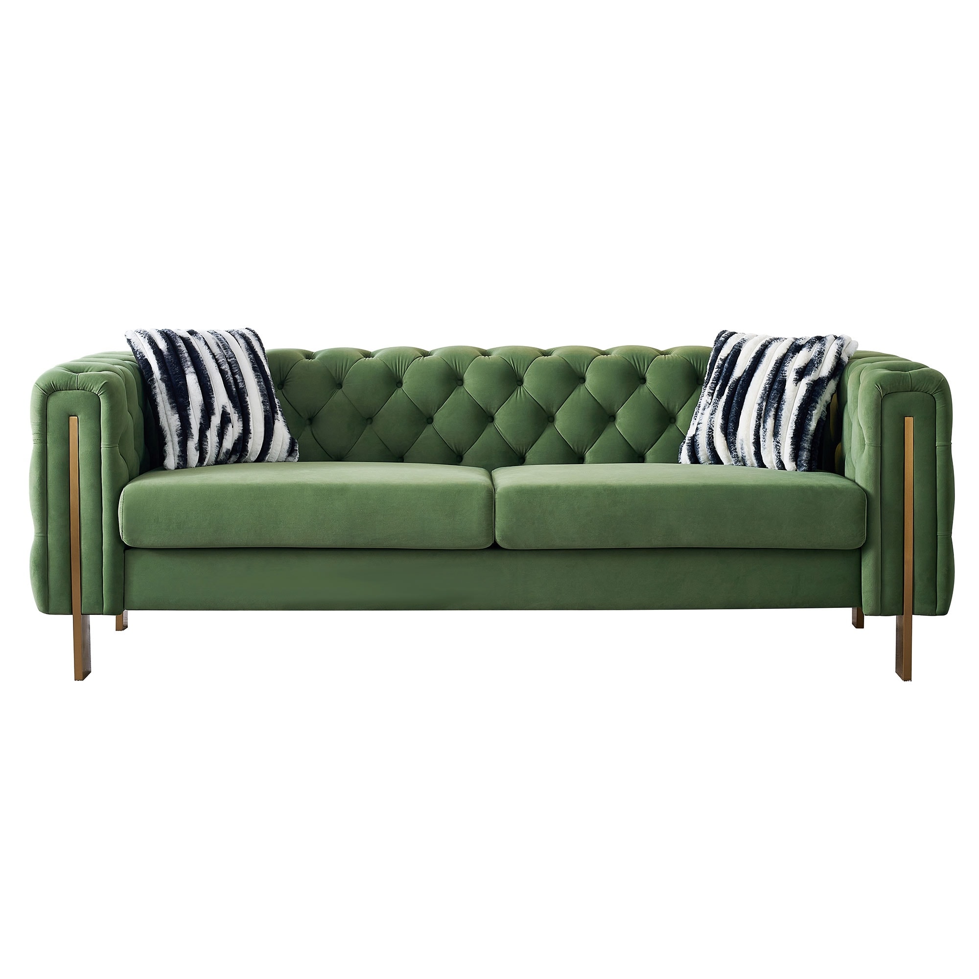 Mint green outlet velvet couch