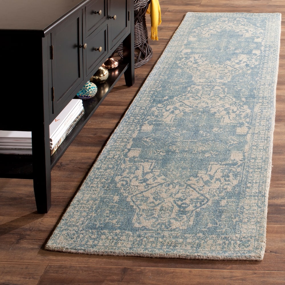 SAFAVIEH Handmade Restoration Vintage Boho Grisha Oriental Wool Rug