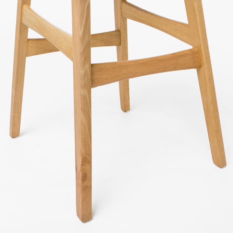 Carson Carrington Viborg 35-inch Green Fabric Bar Stool (Set of 2) by Christopher Knight Home