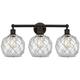 Option Clear Glass with White Rope / Oil Rubbed Bronze