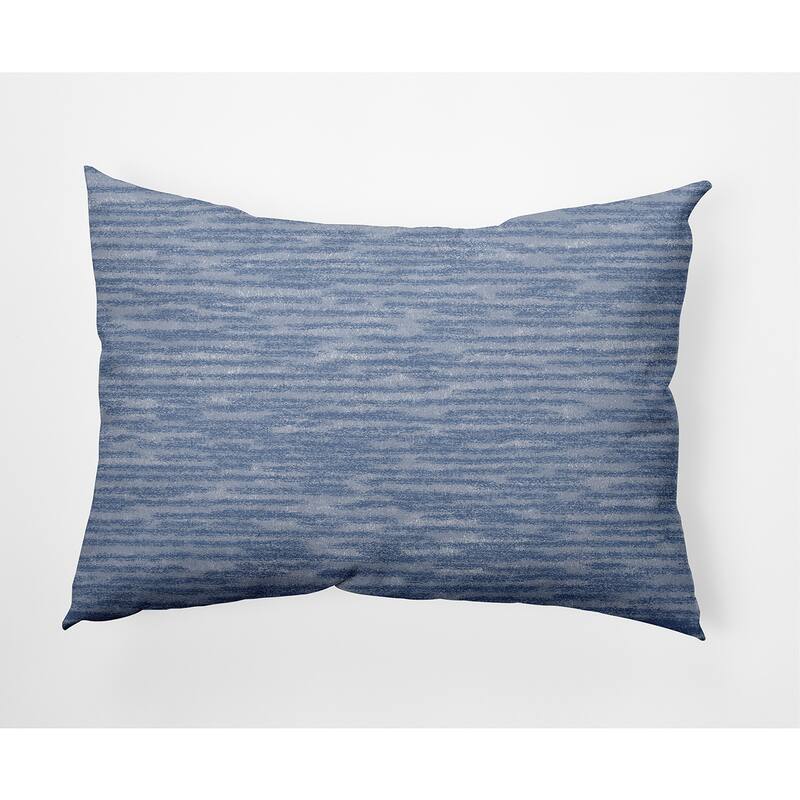 Marled Knit Decorative Indoor Pillow - Cadet Blue - 14" x 20"