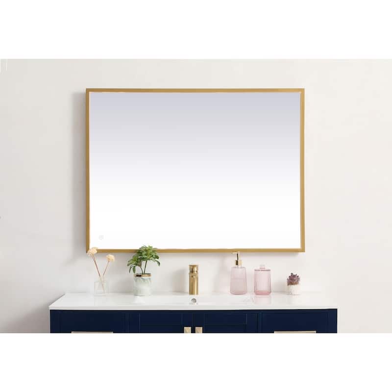 Indigo Home 30x40 inch LED mirror with adjustable color temperature