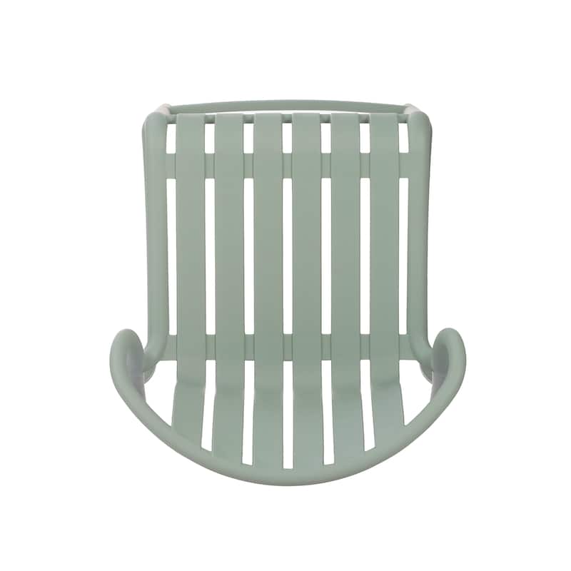 Christopher Knight Home - Rory Indoor/Outdoor Perforated Slat Back Bar Stools, Stackable Set of 2