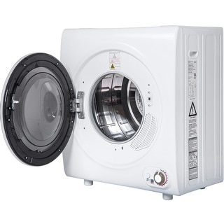 2.65 Cu. Ft. Compact Laundry Dryer; 9 lbs Capacity Tumbler, 1400 W of  Drying Power; - Bed Bath & Beyond - 38403903