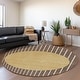 preview thumbnail 46 of 132, Premium Washable Super Soft Modern Zen Mayfield Rug Brown - 8' x 8'