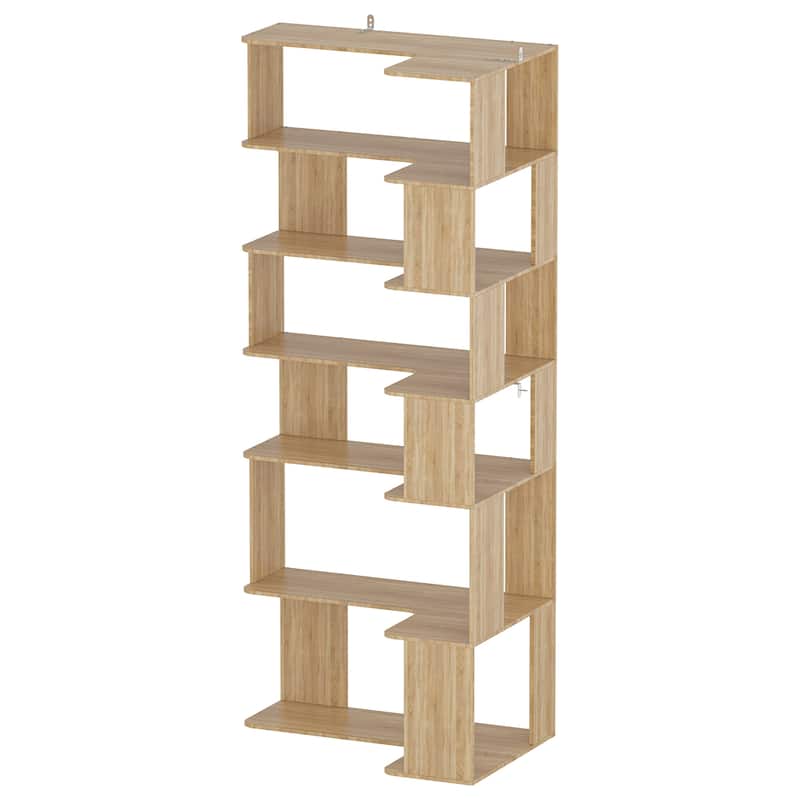 Buffet Display Cabinet Bookshelf Bookcase 81.9 Inches Tall Bookshelf