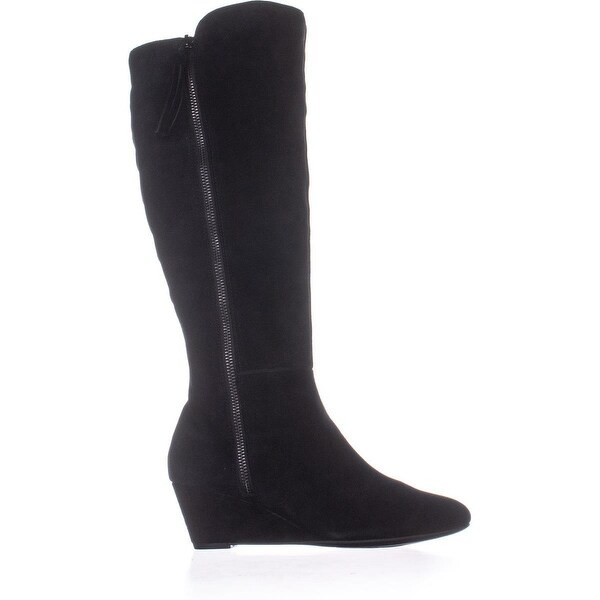 anne klein wedge boots