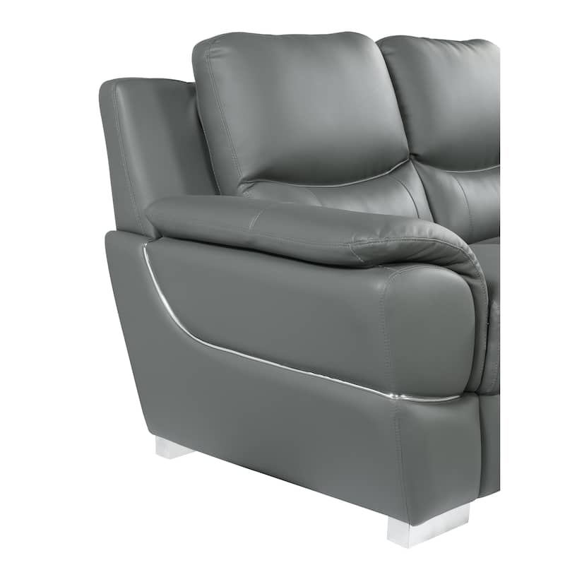 Genuine Leather Loveseat