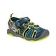 preview thumbnail 1 of 3, Disney Pixar Toy Story Hook and loop Boys closed toe sport sandals Navy/LIME - 10T