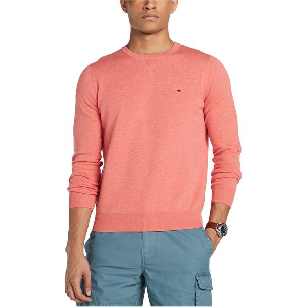 tommy hilfiger orange sweatshirt