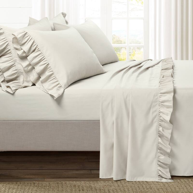 Lush Decor Reyna Ruffle Sheet Set