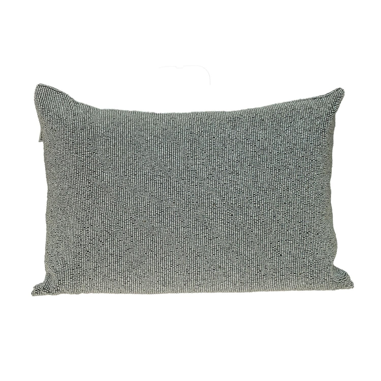 Shimmering Silver Beaded Luxury Throw Pillow Bed Bath Beyond