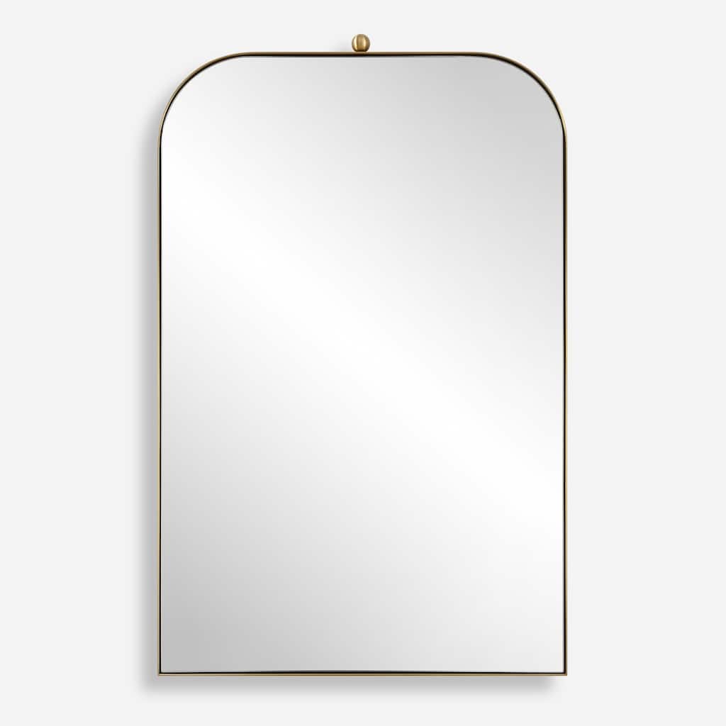 Uttermost 08185 Cassidy 21" W x 33" H Arched Framed Bathroom Mirror