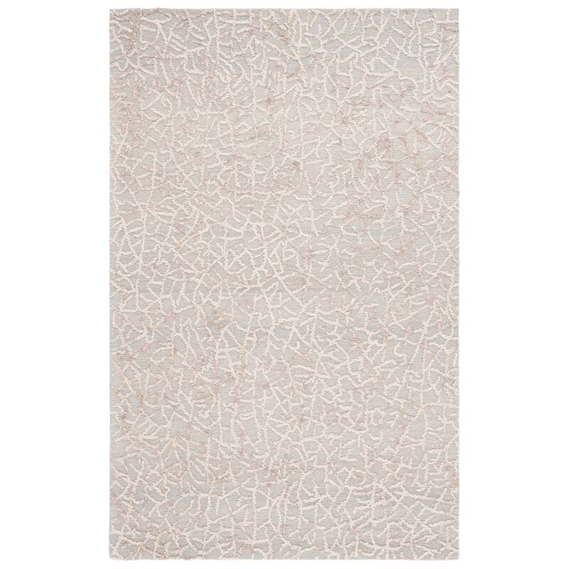 SAFAVIEH Handmade Abstract Amarilis Contemporary Wool Rug - 4' x 6' - Beige/Grey