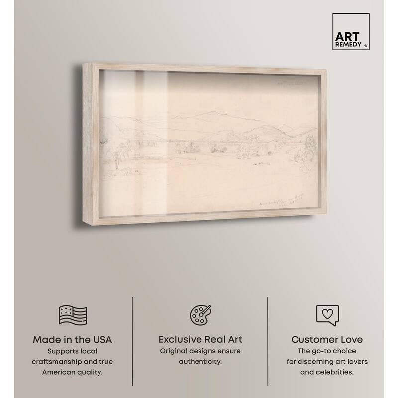 Study for View Mt. Washington Shadowbox by Art Remedy