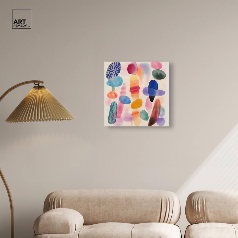 Dissolving Hues Canvas by Art Remedy, Gallery Wrapped