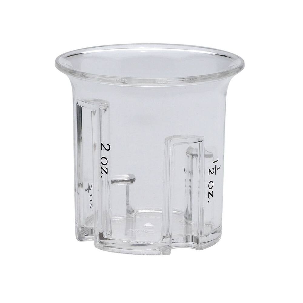 HIC E-Z Step Acrylic Measuring Kitchen & Bar Jigger - 0.5oz to 2oz Measure Cup