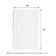preview thumbnail 31 of 110, Deconovo Non Slip Chenille Striped Bath Mat Soft Durable