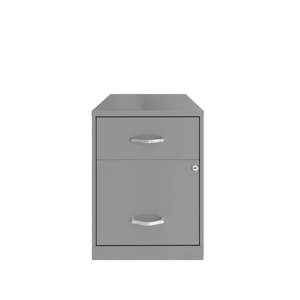 Space Solutions 18" Deep 2 Drawer Letter Width Vertical File Cabinet with Accessory Drawer