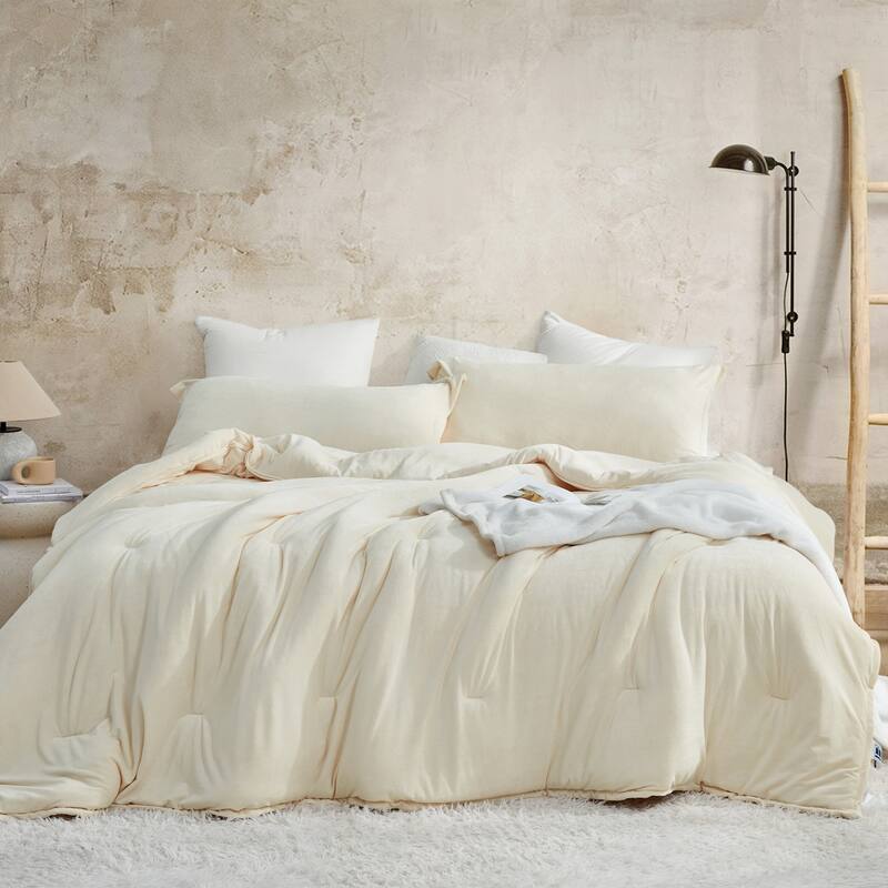 Now You're Cookin' - Coma Inducer® Oversized Comforter Set - White Clay (Kiln Oven) - White Clay (Kiln Oven) - Oversized Queen